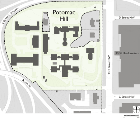 map of potomac hill campus