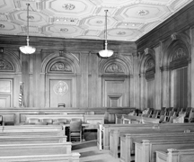 Exterior:  Thurgood Marshall U.S. Courthouse, New York, NY
