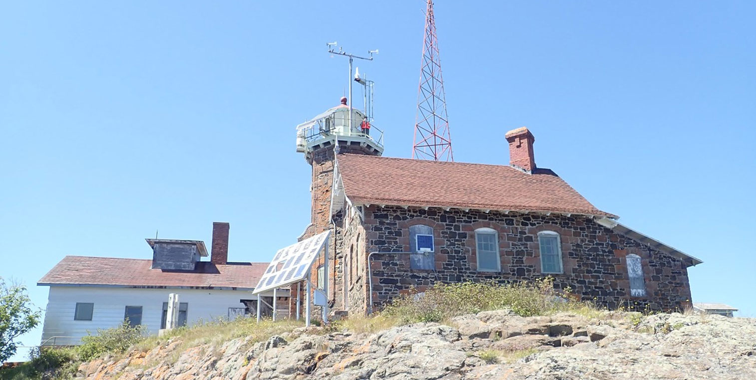 Image shows Passage Islands lighthouse
