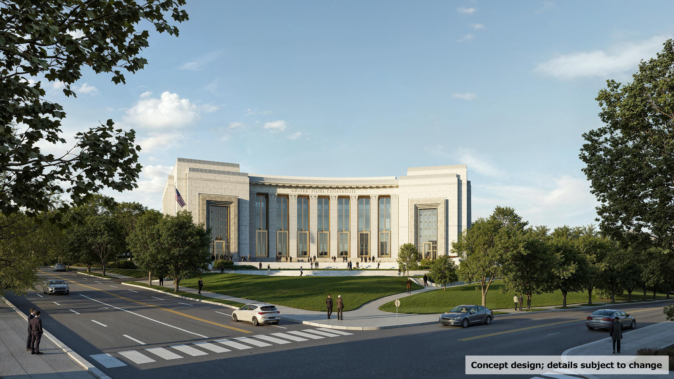 Chattanooga U.S. Courthouse Project View from Georgia and Vine Streets