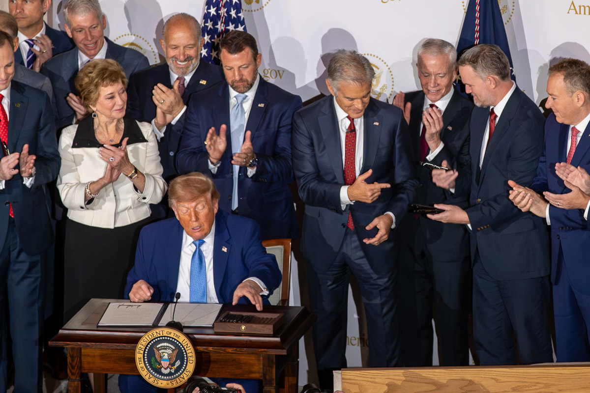 America.gov launches with an event at the Mellon Auditorium and an EO signing by President Trump on super intelligence.