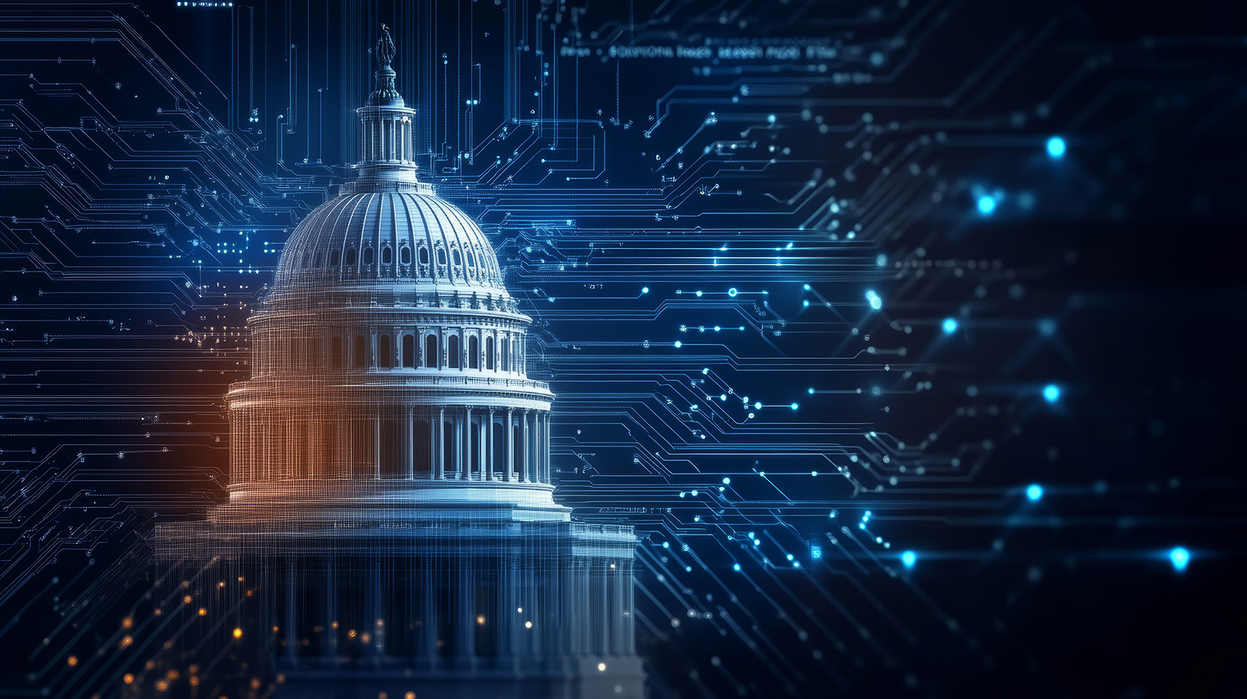 Capital dome with electrodes running across it