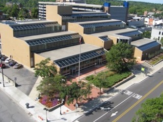 Aerial photo of Ann Arbor Federal Building