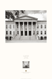 Poster of the exterior of U.S. Custom House