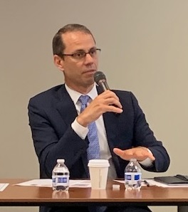 Dan Mathews speaking at PG County Briefing