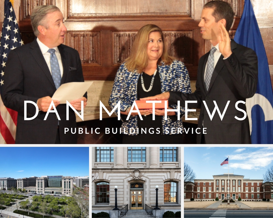 PBS Commissioner Dan Mathews being sworn in