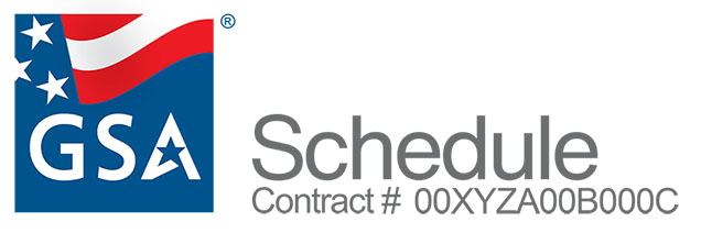 GSA Schedule logo with contract number