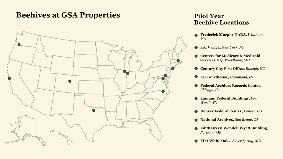 Pilot Year Pollinator Initiative Map