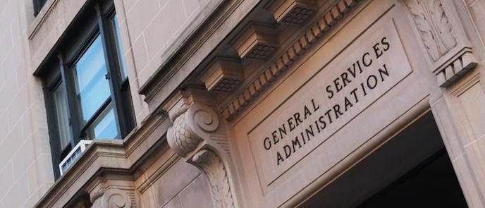 GSA HQ building and 70th anniversary logo