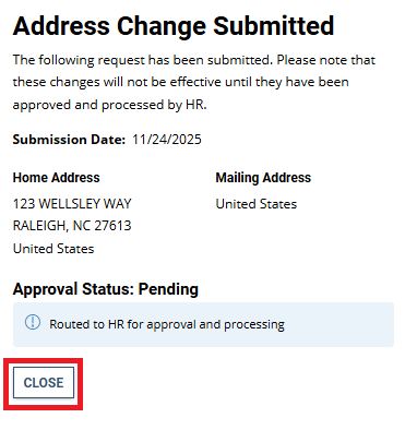 Updating Home and Mailing Address 10