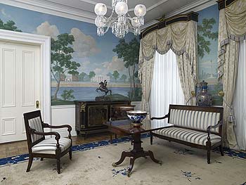 Jackson Place sitting room, Blair House, located 
