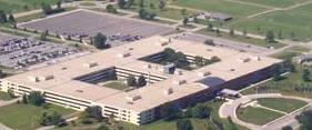 Aerial shot of Bean Federal Center