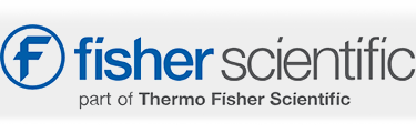 Blue and gray logo for Fisher Scientific, part of Thermo Fisher Scientific