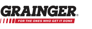 Logo for Grainger with the tagline For the ones who get it done