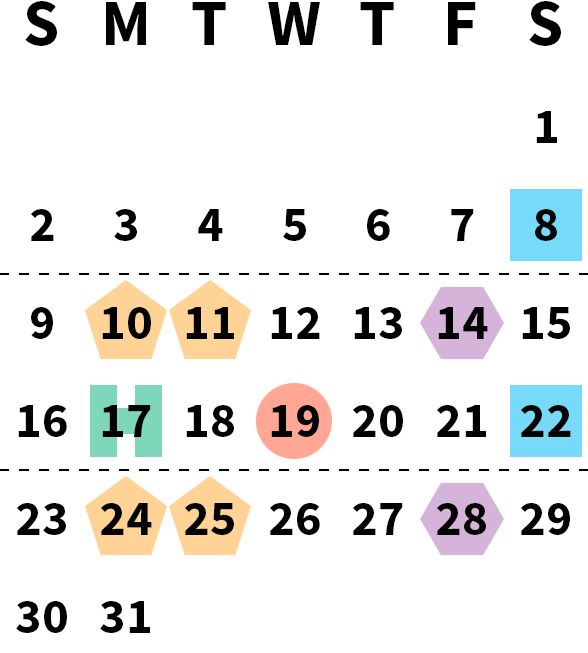 January 2028 calendar month grid
