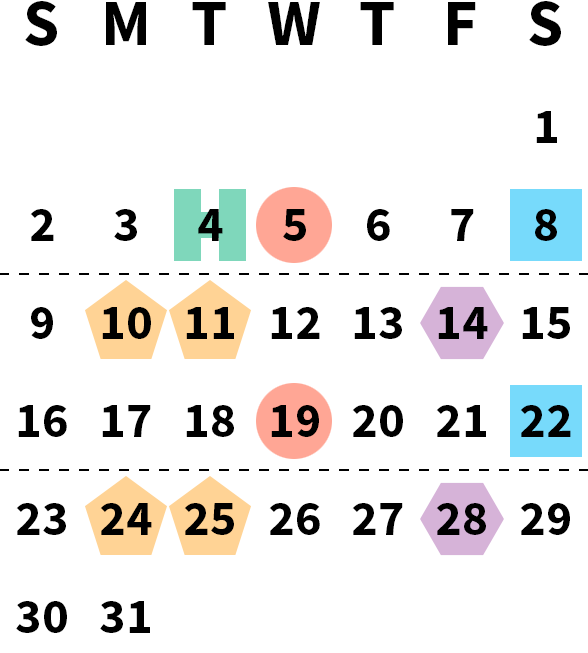 July 2028 calendar month grid