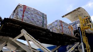 Image of crates being loaded