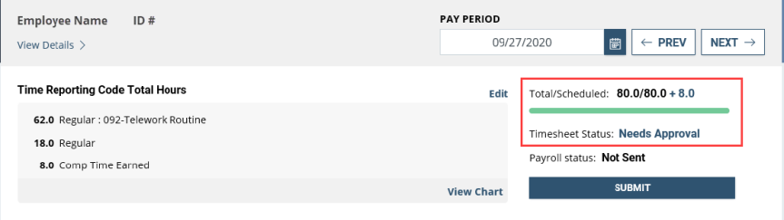 Employee timesheet amend 13