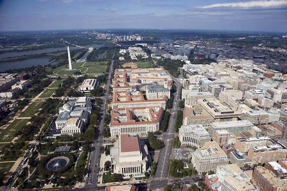 Photo of Aerial Federal Triangle Washington DC