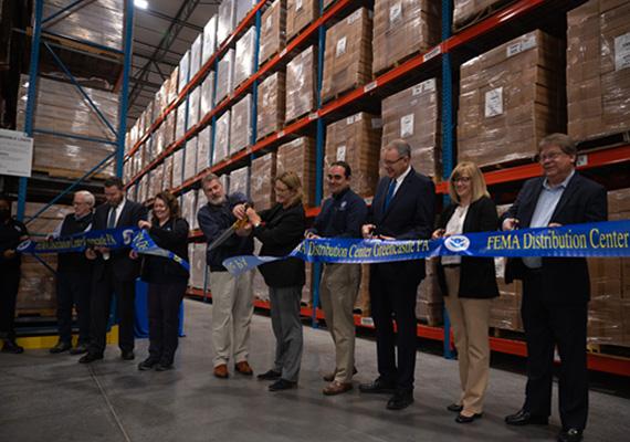 GSA joined FEMA and other officials to cut the ribbon on the new FEMA Distribution Center in Greencastle, Pennsylvania. 
