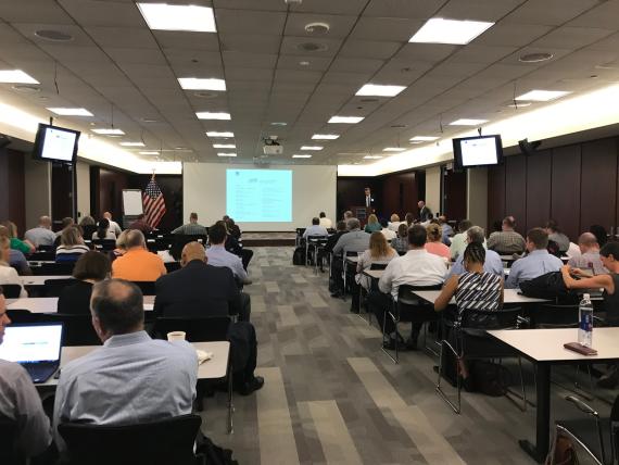 Photo showing room during PBS Customer Forum