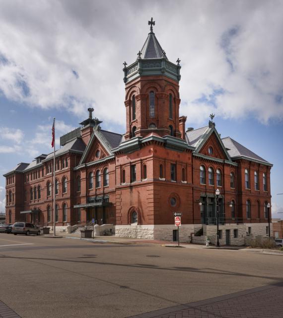 Exterior of Mississippi River Commission Building, Vicksburg MS