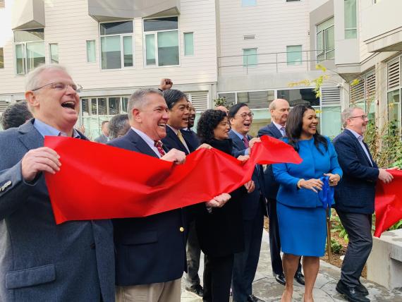 Ribbon Cutting featuring San Francisco Mayor London and Sukhee Kang