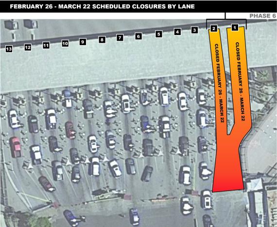 Paving project phase 6 lanes 3 and 4