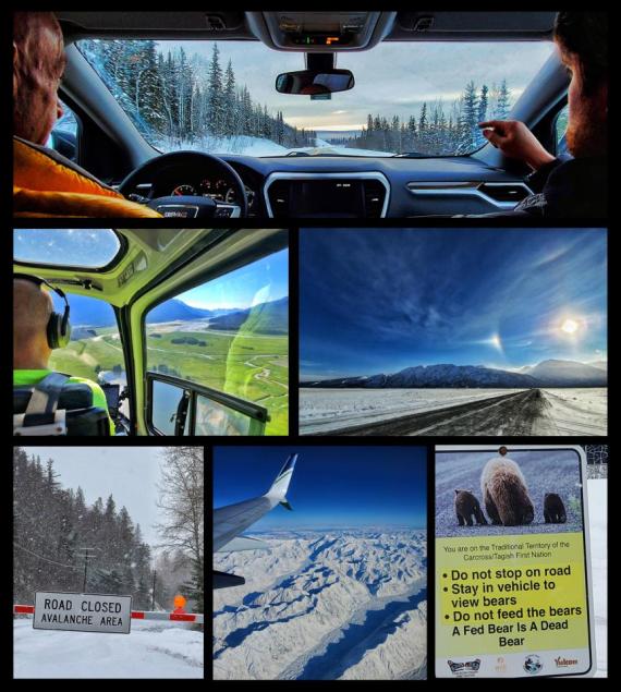 A lot of windshield time for Tom Deakins and Steve Evans. Sometimes a bush plane is the only way for GSA staff to reach their federal client