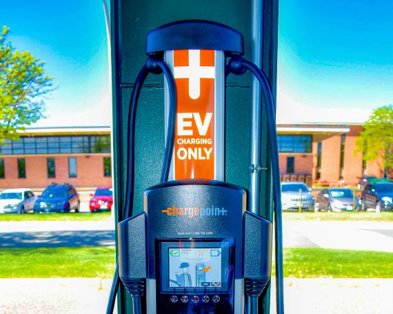 Electric Vehicle Charging Station on the DFC
