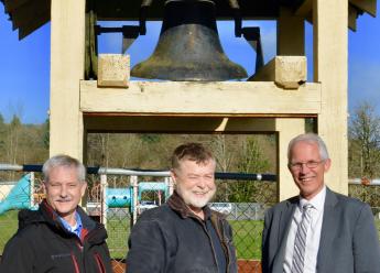 Picture From left: GSA IT Specialist Greg Klein, Winlock School District IT Consultant Rusty Henthorn, and Winlock School Superintendent Rick Serns