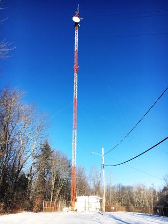 Former FAA communications tower