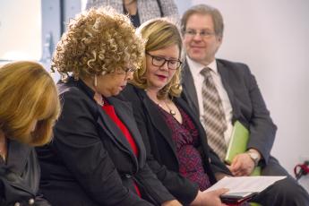 GSA Administrator Emily Murphy with GSA Sr. Procurement Executive Jeffrey Koses