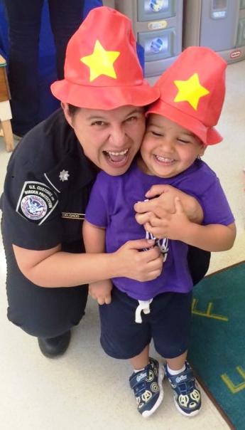 Luz H. Delgado is pictured with her now-4-year-old son Sebastian Perez at the Rainforest Kids Child Development Center. Photo co
