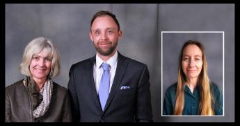 Project team of Loreen Sullivan (L), Jason Sielcken and Joan Amend (inset)