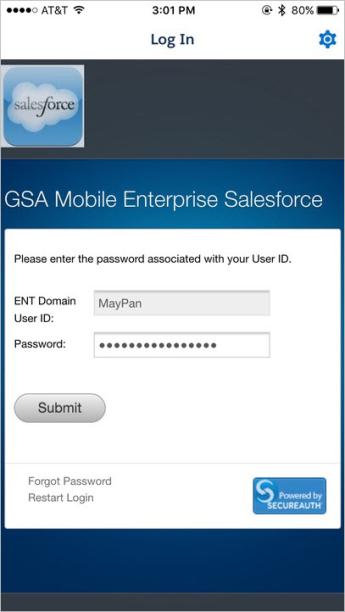 Screenshot of step 7 for salesforce login