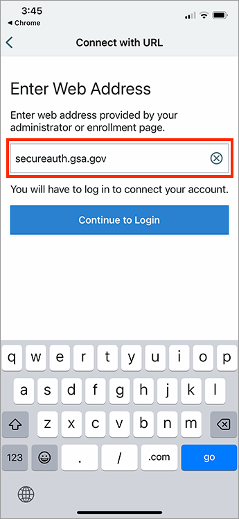 Screenshot of step 6 for secureauth login