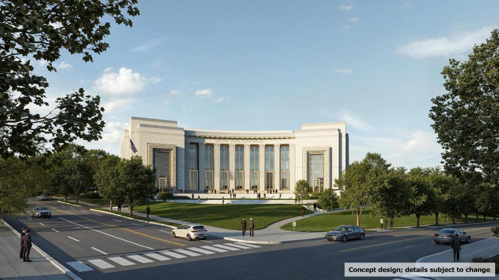Chattanooga U.S. Courthouse Project View from Georgia and Vine Streets