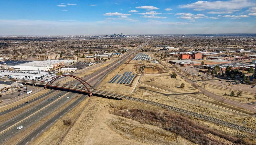 10 Looking east. View from Property over looking 6th Avenue West Highway with downtown Denver in the background