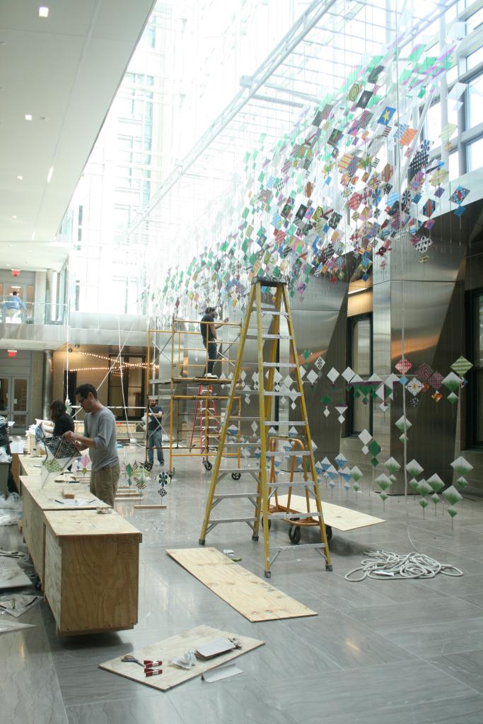 Jacob Hashimoto’s Kites