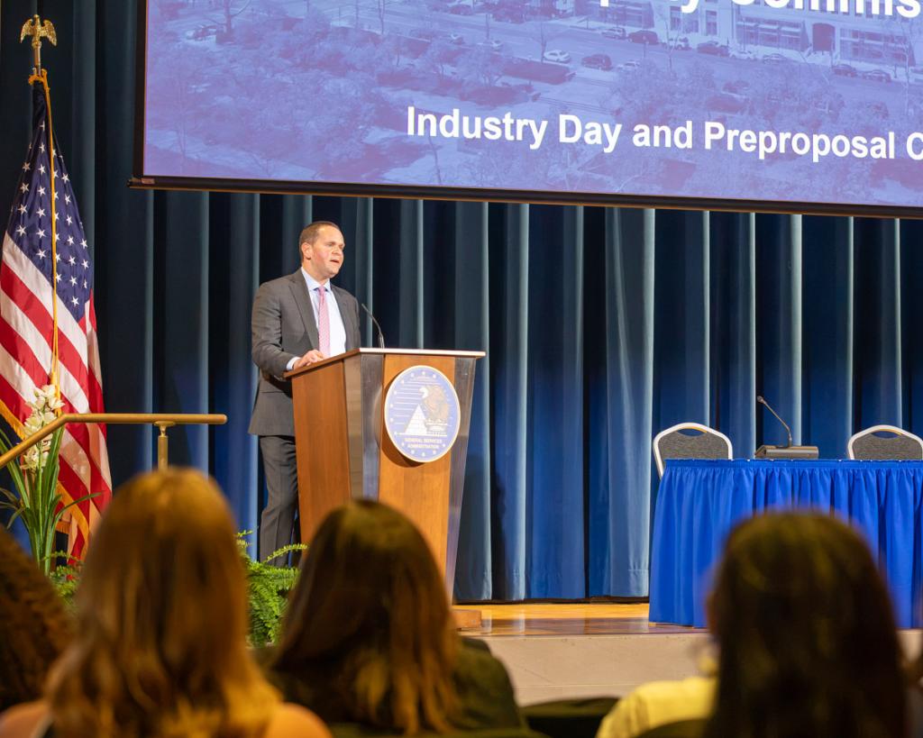 We welcome vendors to our industry day and preproposal conference GLS Max, the next generation of the GSA Leasing Support Services contract.