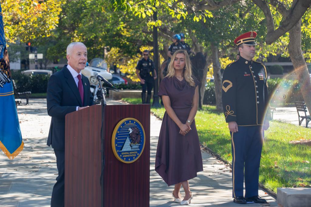 Our flag-lowering ceremony at 1800 F marks a forward-looking transition as we partner with OPM to optimize space utilization.