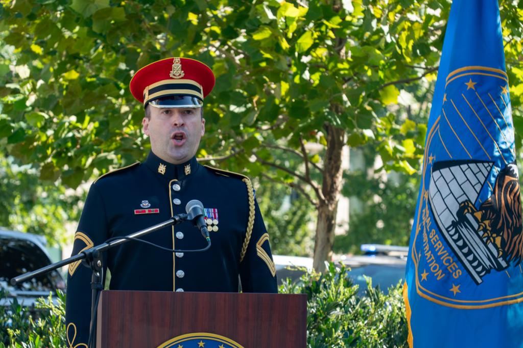 Our flag-lowering ceremony at 1800 F marks a forward-looking transition as we partner with OPM to optimize space utilization.