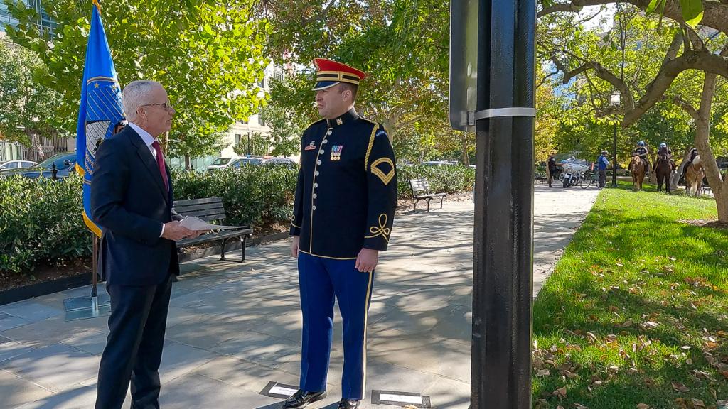Our flag-lowering ceremony at 1800 F marks a forward-looking transition as we partner with OPM to optimize space utilization.