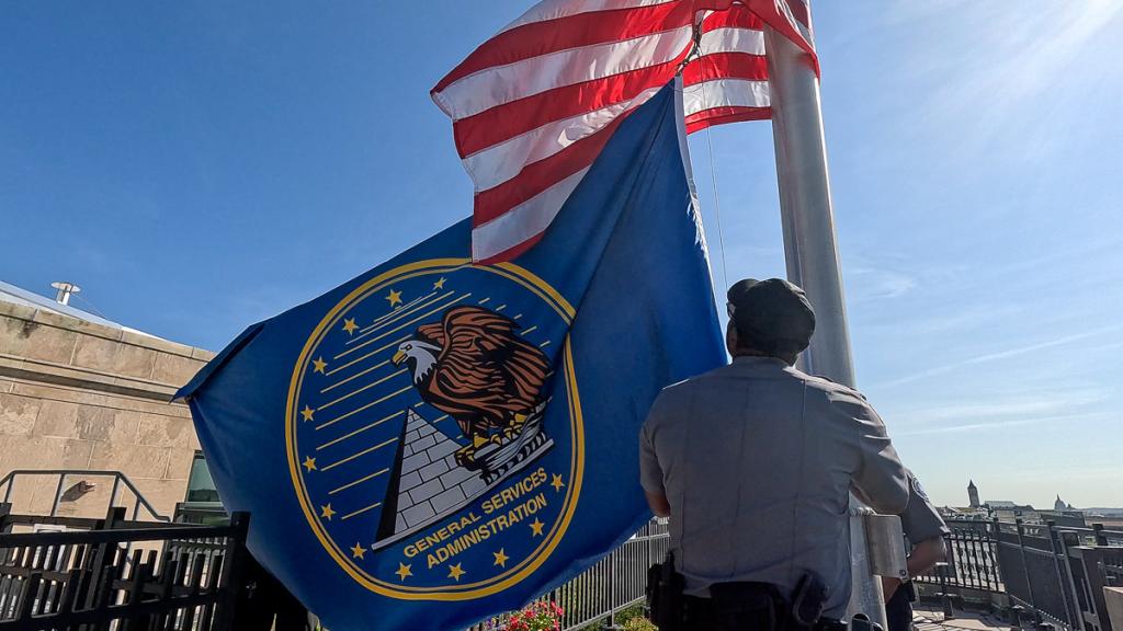 Our flag-lowering ceremony at 1800 F marks a forward-looking transition as we partner with OPM to optimize space utilization.