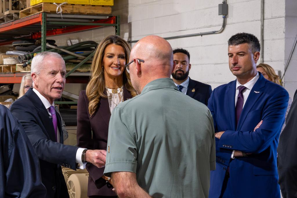 Administrator Forst visits our Detroit office and tours a manufacturing plant with SBA Administrator Kelly Loeffler and agency contractors.