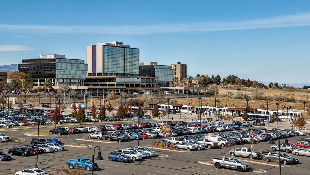 4 Looking northwest. View of adjacent property RTD Park and Ride for Federal Center Station. Property shown to the north and bus