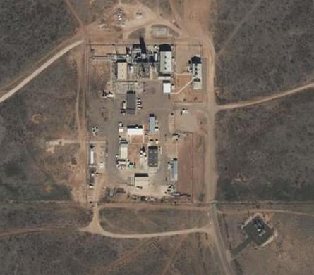 Aerial of Cliffside Helium Facility