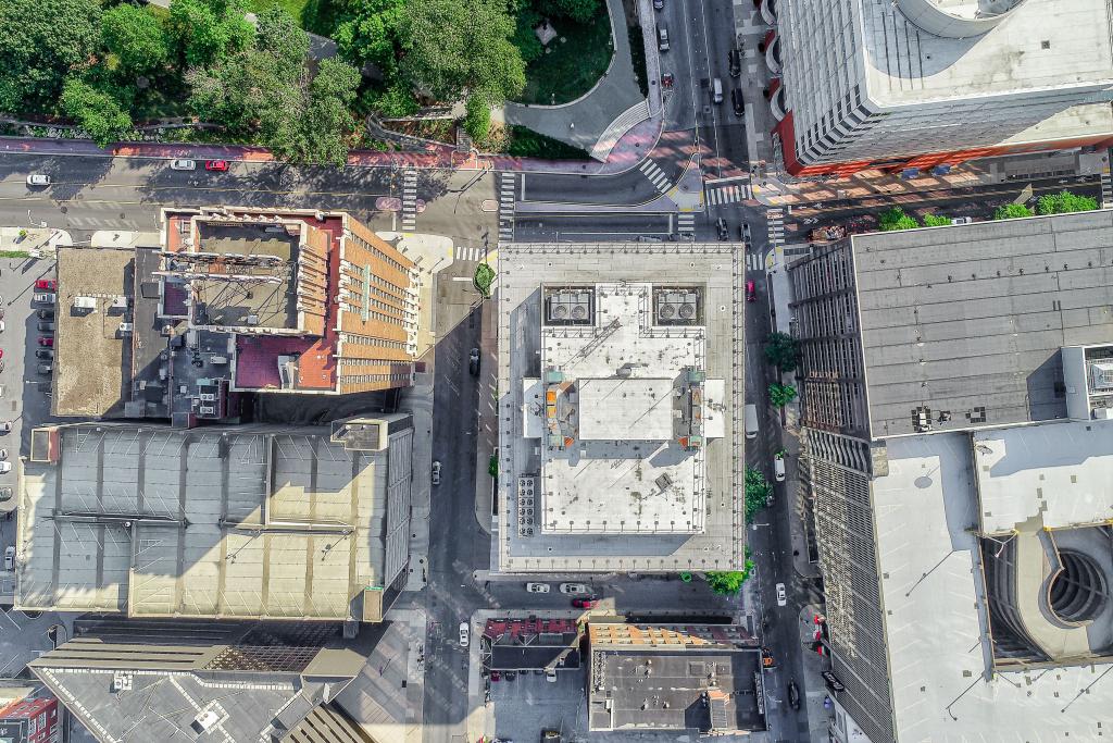 Aerial Rooftop of Ronald Reagan FB