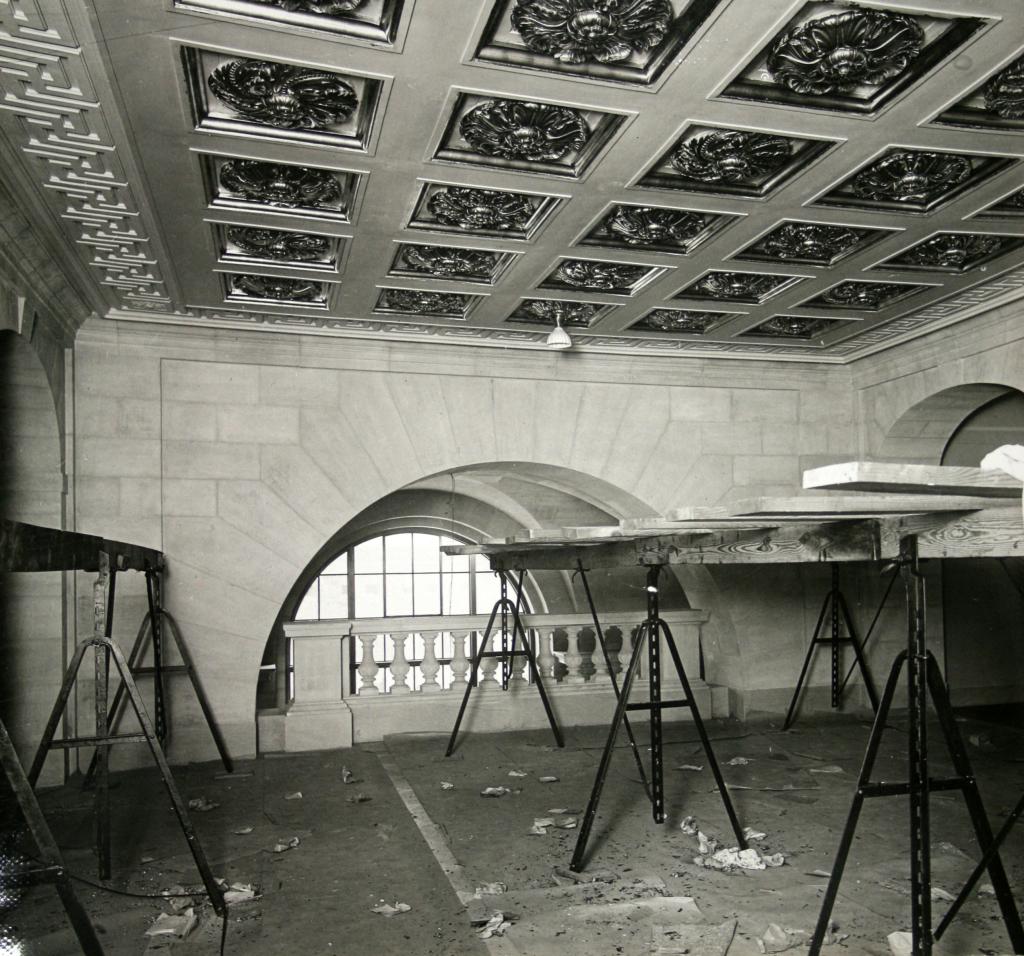 Interior Clinton building